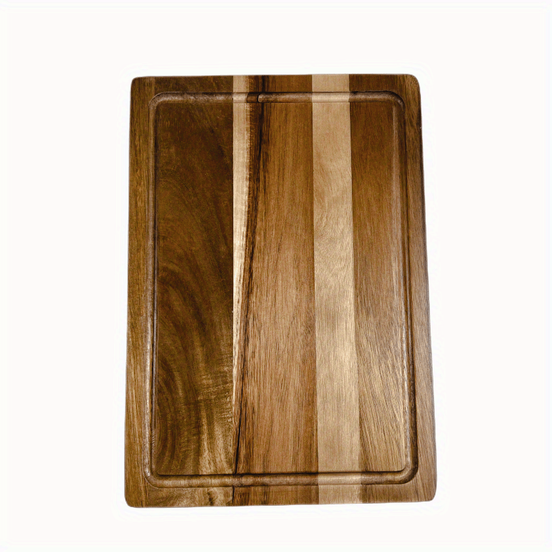 Wood Cutting Board Set with Handle for Kitchen Large and Small Long 2 Packs  Acacia Wooden Kitchen Cutting Boards for Meat, Cheese, Bread,Vegetables