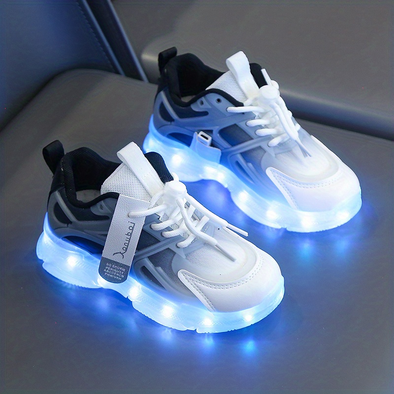 Luces Led Bambas De Luces Zapatillas Tenis Con Luz Led Para NiÃ±o