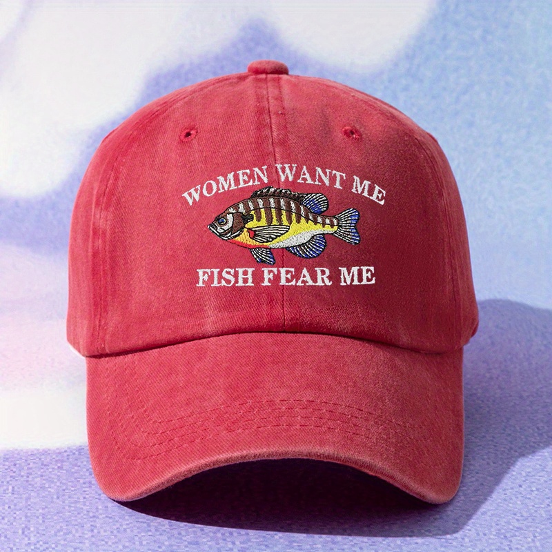 Game Grandpa Lake Name Fishing Hats for Womens Baseball Caps Trendy Washed  Dad Hat Fitted at  Women's Clothing store