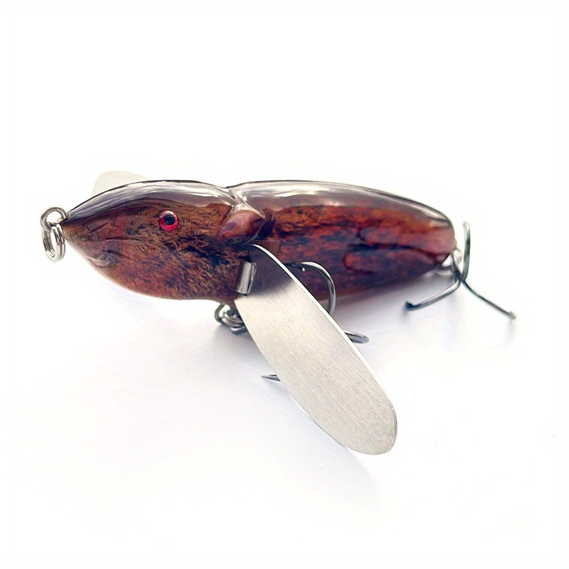 Heddon Crazy Crawler Flocked Mouse Lure With Tail