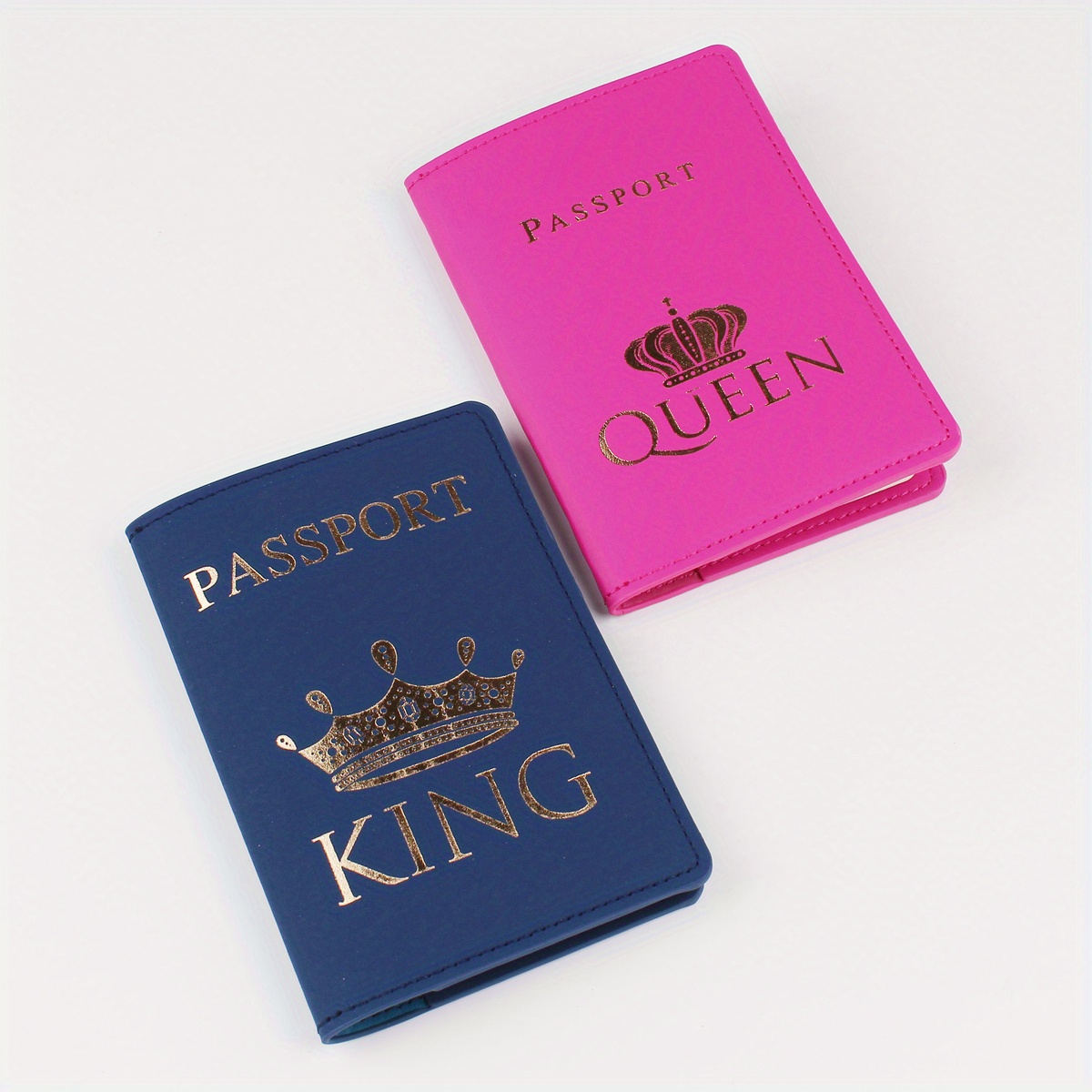 2pcs PU Leather Passport Cover