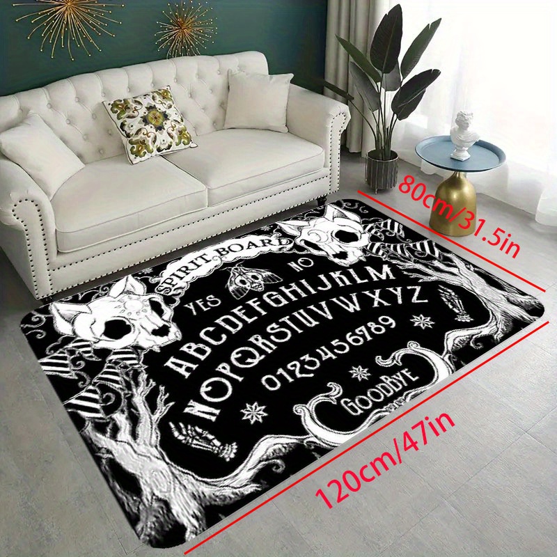 118.11 X 23.62 Anti-slip Kitchen Mat - Absorbent Bath & Laundry Floor Mat -  Washable Household Runner Rug For Hallway, Halloween Room Decor Goth,  Gothic Halloween Day Of The Dead - Temu