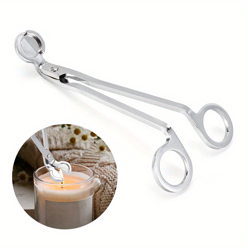 1pcstainless Steel Candle Scissors Wick Pieces Candle Wick - Temu