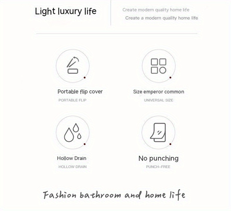 Leakproof Wall-Mounted Soap Dish with Lid - Durable Plastic, Rectangular Bathroom Accessory, Soap Holder, Soap Container, Drip Tray