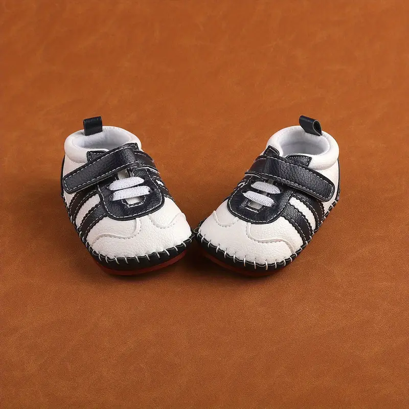 baby boys girls casual shoes hook and loop fastener lightweight comfy crib shoes first walker sneakers for newborn infant spring and summer details 3
