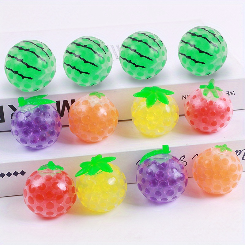 Random Color Beadeez Squishy Fruit Stress Balls Toy Tropical - Temu United  Arab Emirates
