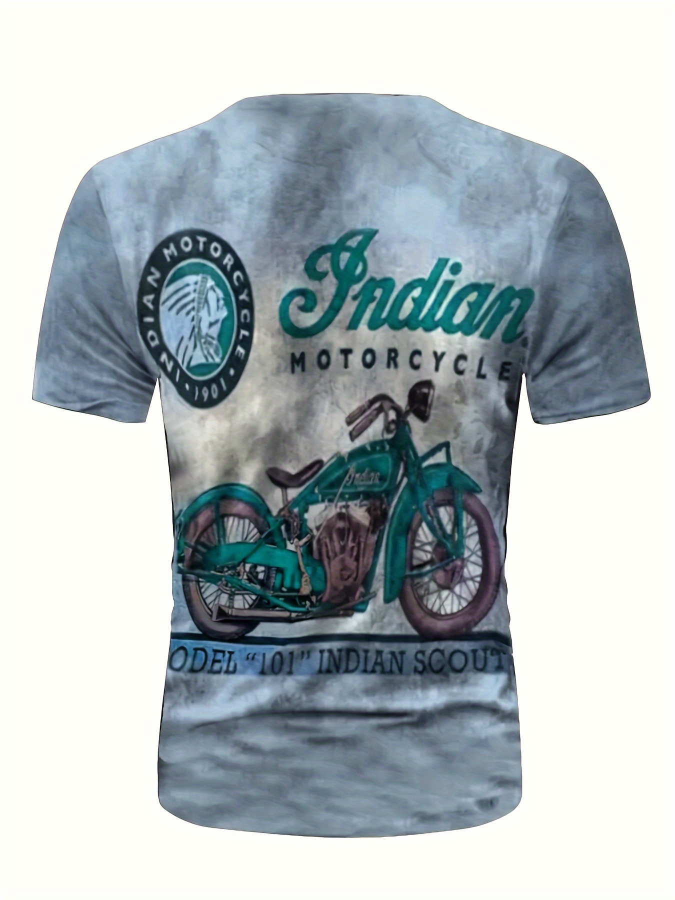 New Retro motorcycle series patterns T Shirt Graphic 3D print Tops Tees  Tshirt Streetwear Punk T-shirt Men clothes