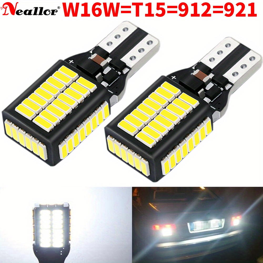 2pcs voiture LED ampoule clignotant 3030 27smd T15 Lumière de