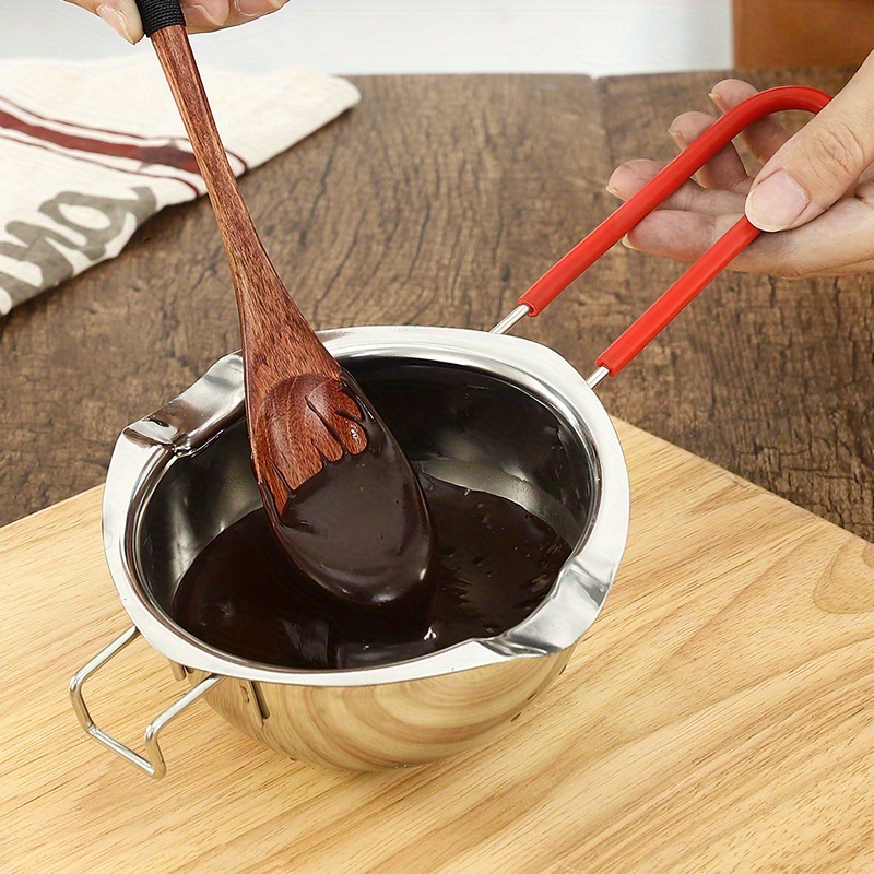 Chocolate Melting Pot for Melting Chocolate,Stainless Steel Pot for Melting  Butter, Cheese, Candy and Candle Making 