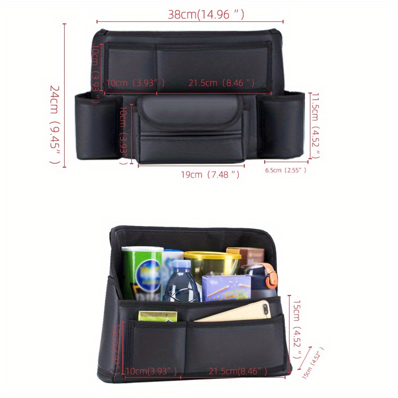 Milisten 1pc car storage bag Between Handbag pu Car Pocket Back Organizer  purse storage Pouches Driv…See more Milisten 1pc car storage bag Between