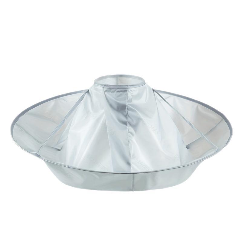 Adult Medium Size Haircut Cloak Cloth Hair Dye Three-Dimensional Breathable Household Haircut Cloak Foldable Haircut Tool