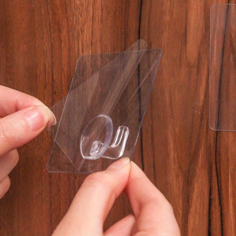 Plastic Hanging Type Transparent Strong Self Adhesive Door Wall