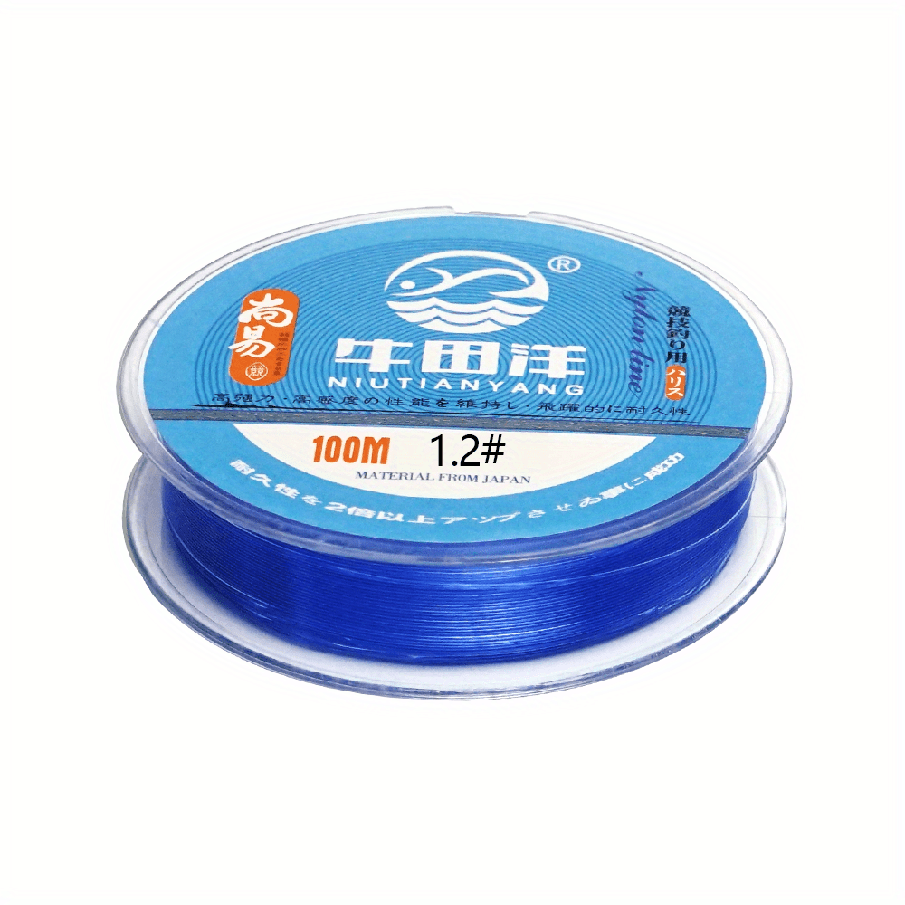 3937.01 Inch Nylon Fishing Line, Abrasion Resistant Braided Lines Main Line  Sub Line, Super Strong Pull Fishing Line For Freshwater Saltwater