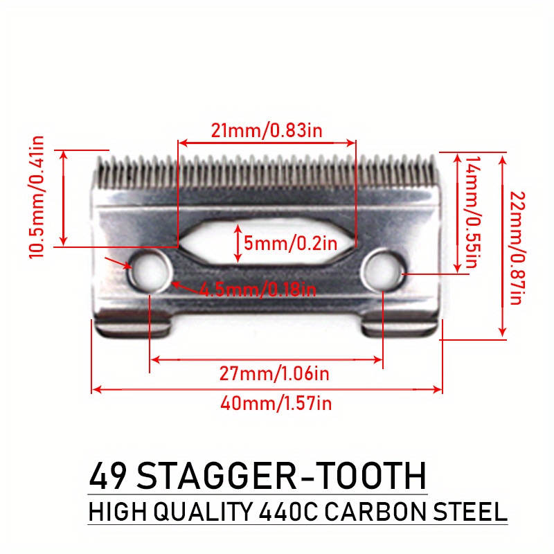 Replacement Chopper Blade, 440C Stainless Steel Blade for