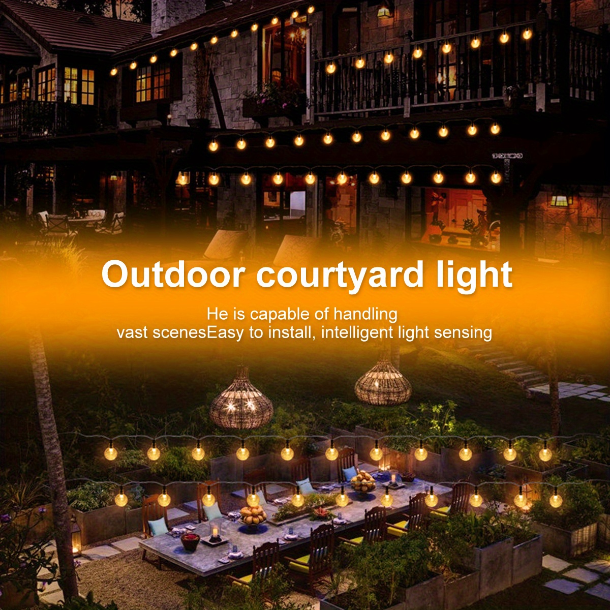 Acheter Guirlande lumineuse LED solaire à Charge rapide, 10M 20M 30M 50M  100M, lumières féeriques de noël, jardin extérieur, décoration de mariage,  de noël