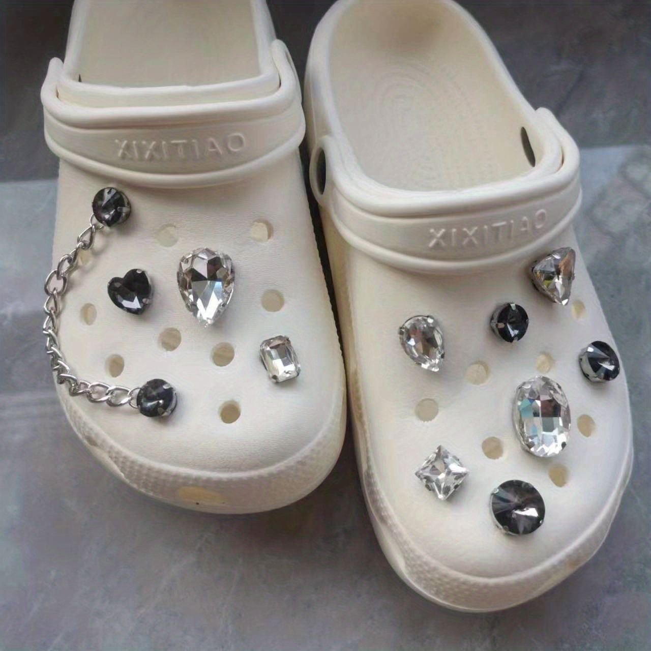 Simple Faux Pearl Chain Shoe Charm Exquisite Shoe Buckle Clogs Diy  Accessories Jewelry - Temu