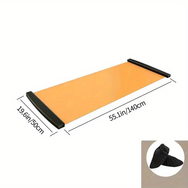 Skating Training Mat Core Exercise Sliding Pad 140 x 50 cm