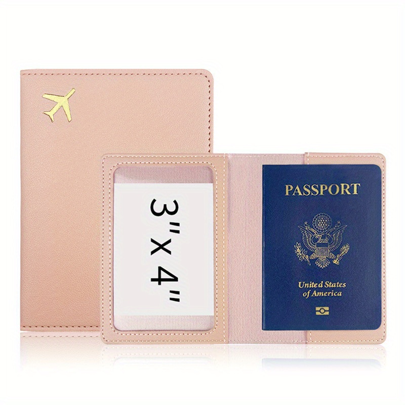 Passeport Pu étui En Cuir Portefeuille De Passeport Couverture De