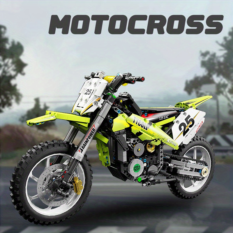 DAXX Technic Moto Jeu de Construction, Modèle à Collectionner Moto