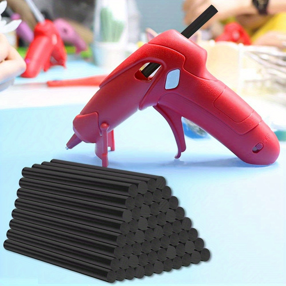 Black Hot Glue Sticks Dia* Long Full Size Hot Melt Adhesive - Temu