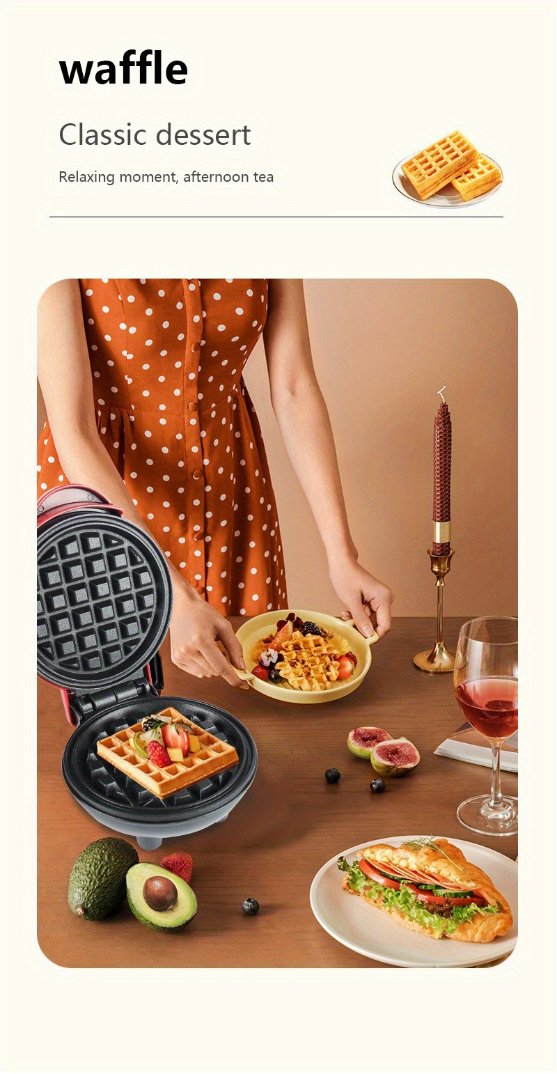 Mini Banana Bread Waffles–Dash Mini Waffle Maker Review – Tea Curious