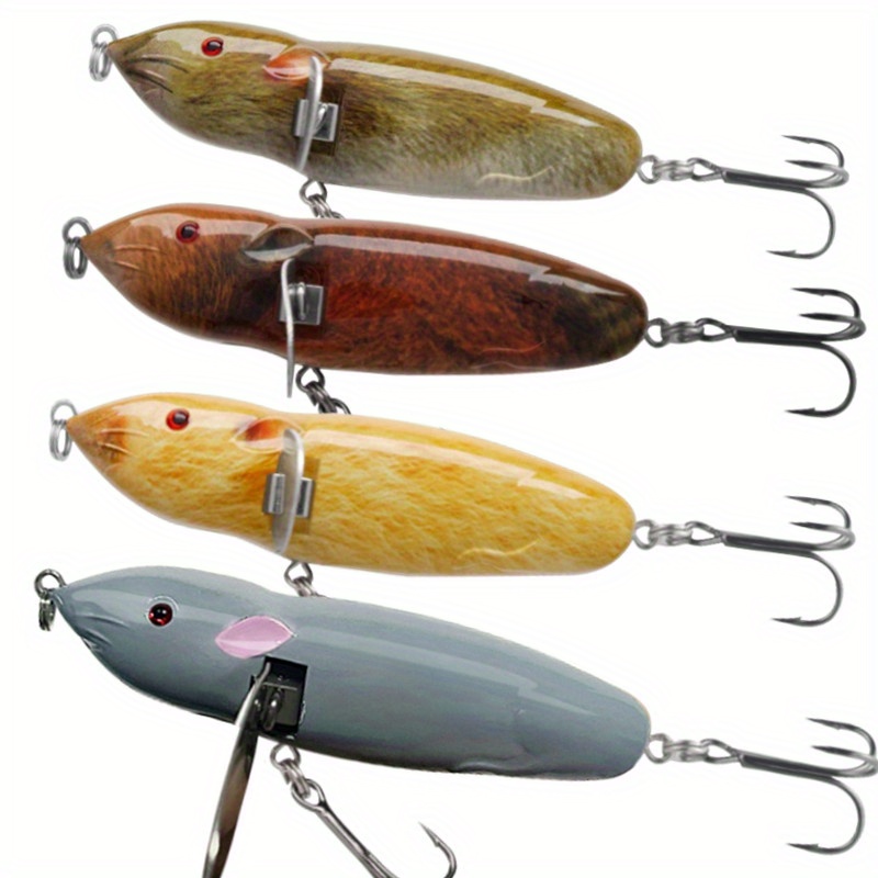 4pcs Hard Fishing Lures Bass Crankbait Tackle For Pikes/bass/trout