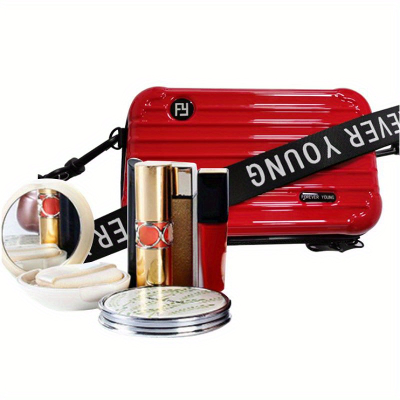 Large Halloween Print Travel Cosmetic Bag Portable Makeup Case With