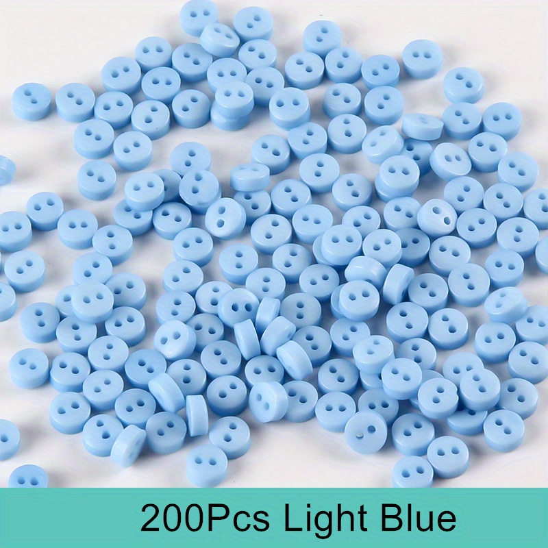 200pcs 6mm Mini Colorful Resin Button For Sewing Craft Diy Craft  Scrapbooking Sewing Decorations, Discounts For Everyone