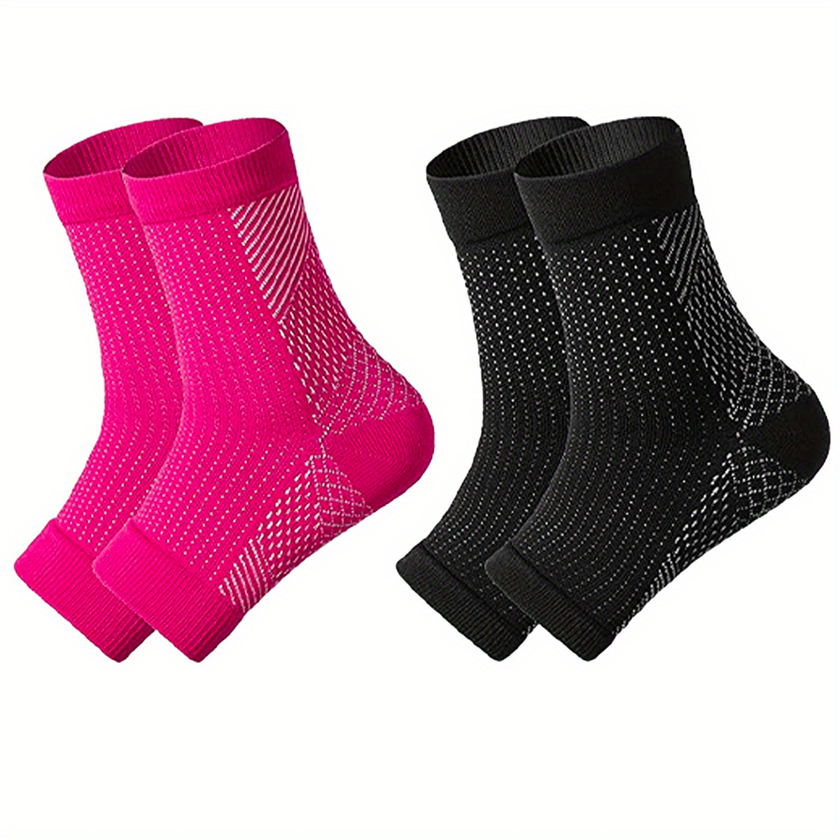 3Pairs Neuropathy Socks Ankle Compression Sleeve For Swelling