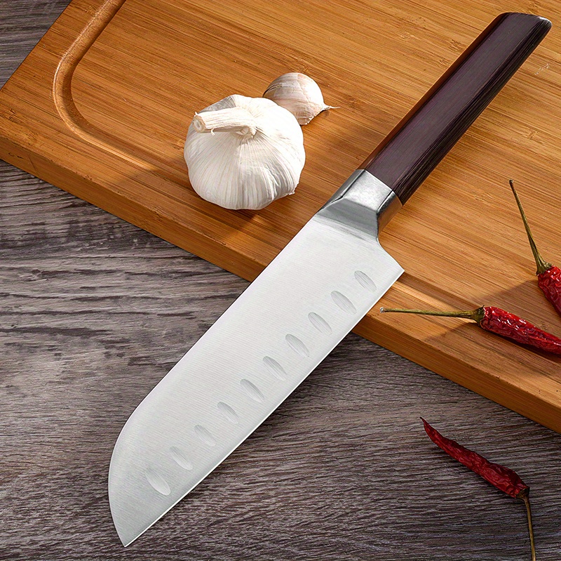 1pc Stainless Steel Knife With Protective Cover Non Slip Chef Knife Fruit  Knife Kitchen Small Knife - Home & Kitchen - Temu