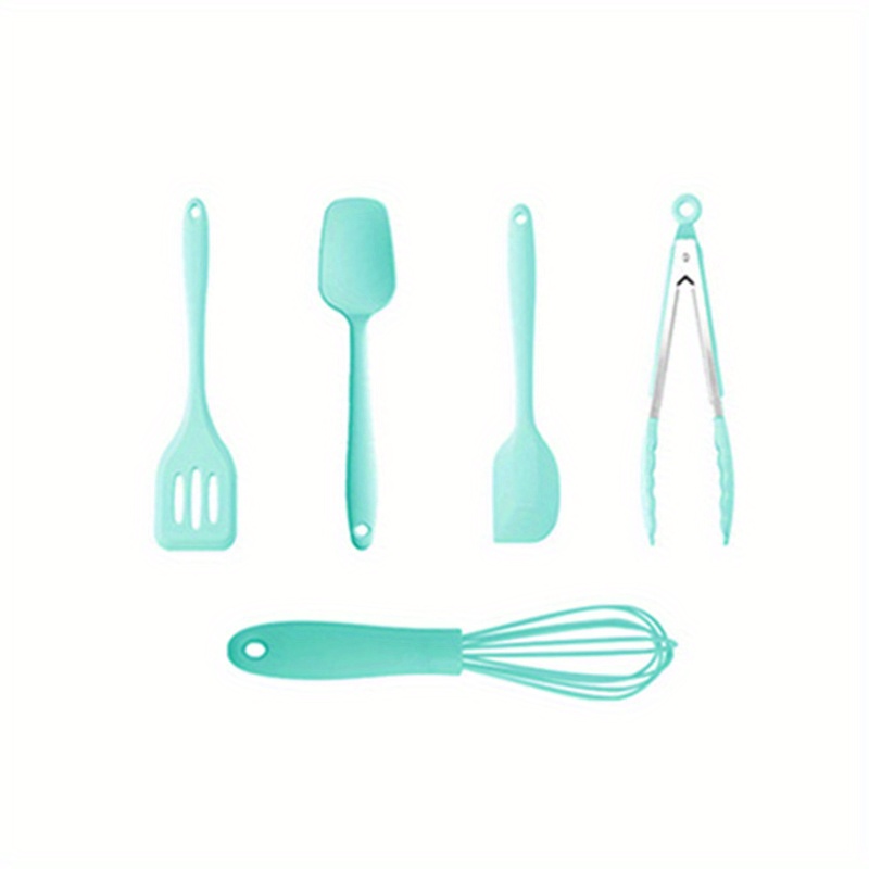 Set X 5 Piezas Utensilios Espatula Cuchara Para Cocina