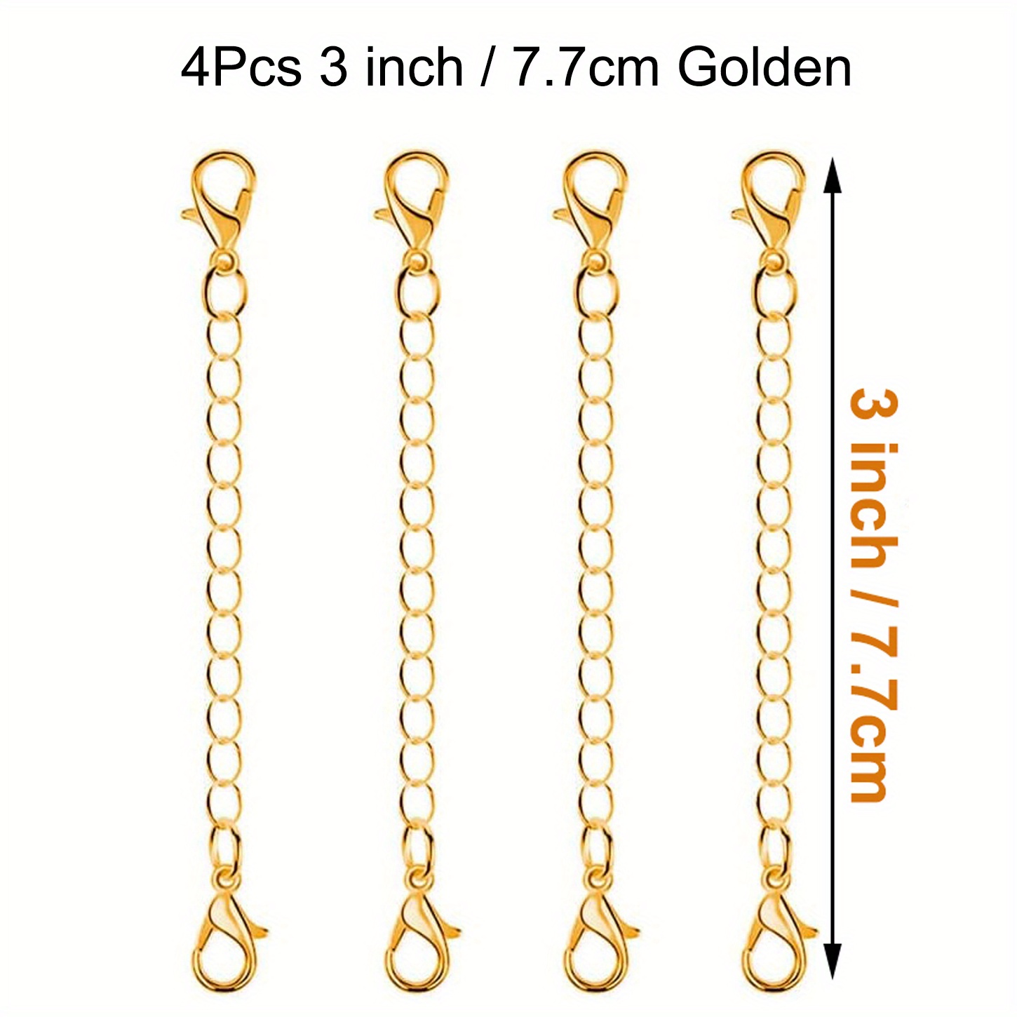 3 Necklace Extender Chain [18K Gold Plated]