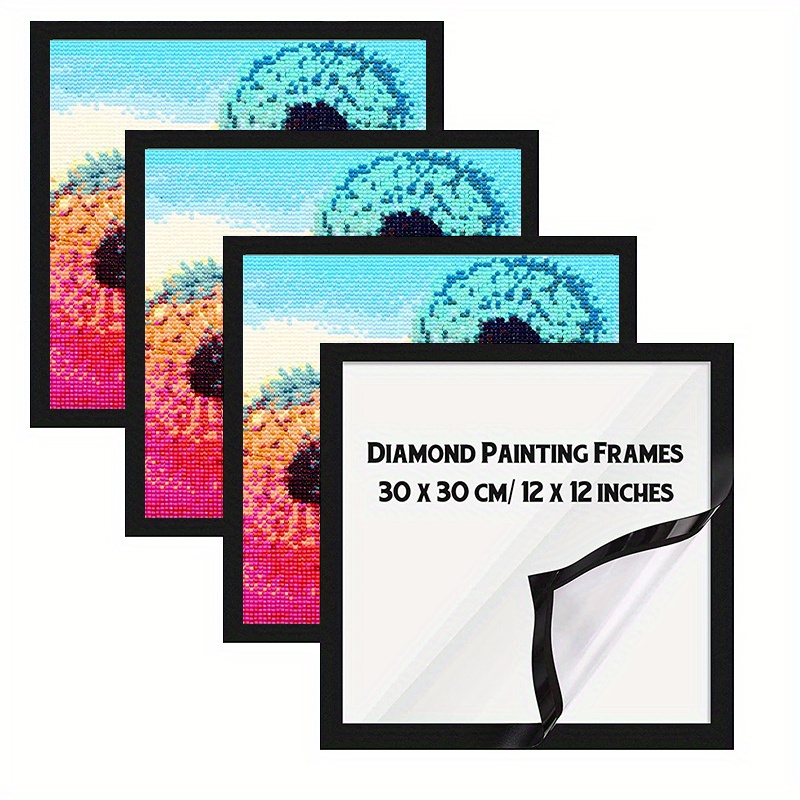 30cm Diamond Painting Magnetic Frame for Poster Photo Picture Self-Adhesive