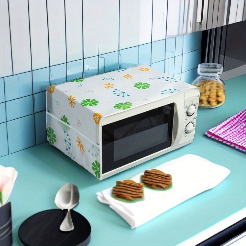 1pc Fruit Pattern Microwave Oven Cover, Modern Microwave Oven Dust