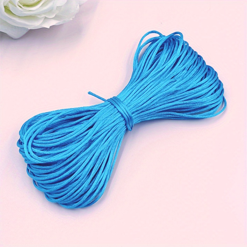 2 Rolls Silk Cord Rattail Silk Cord Chinese Knot Thread for Jewelry Making  Bracelet Beading DIY Craft 50 Colors Option - AliExpress