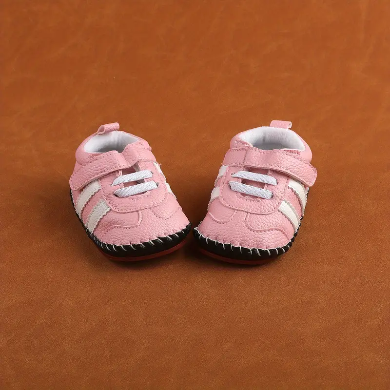 baby boys girls casual shoes hook and loop fastener lightweight comfy crib shoes first walker sneakers for newborn infant spring and summer details 6