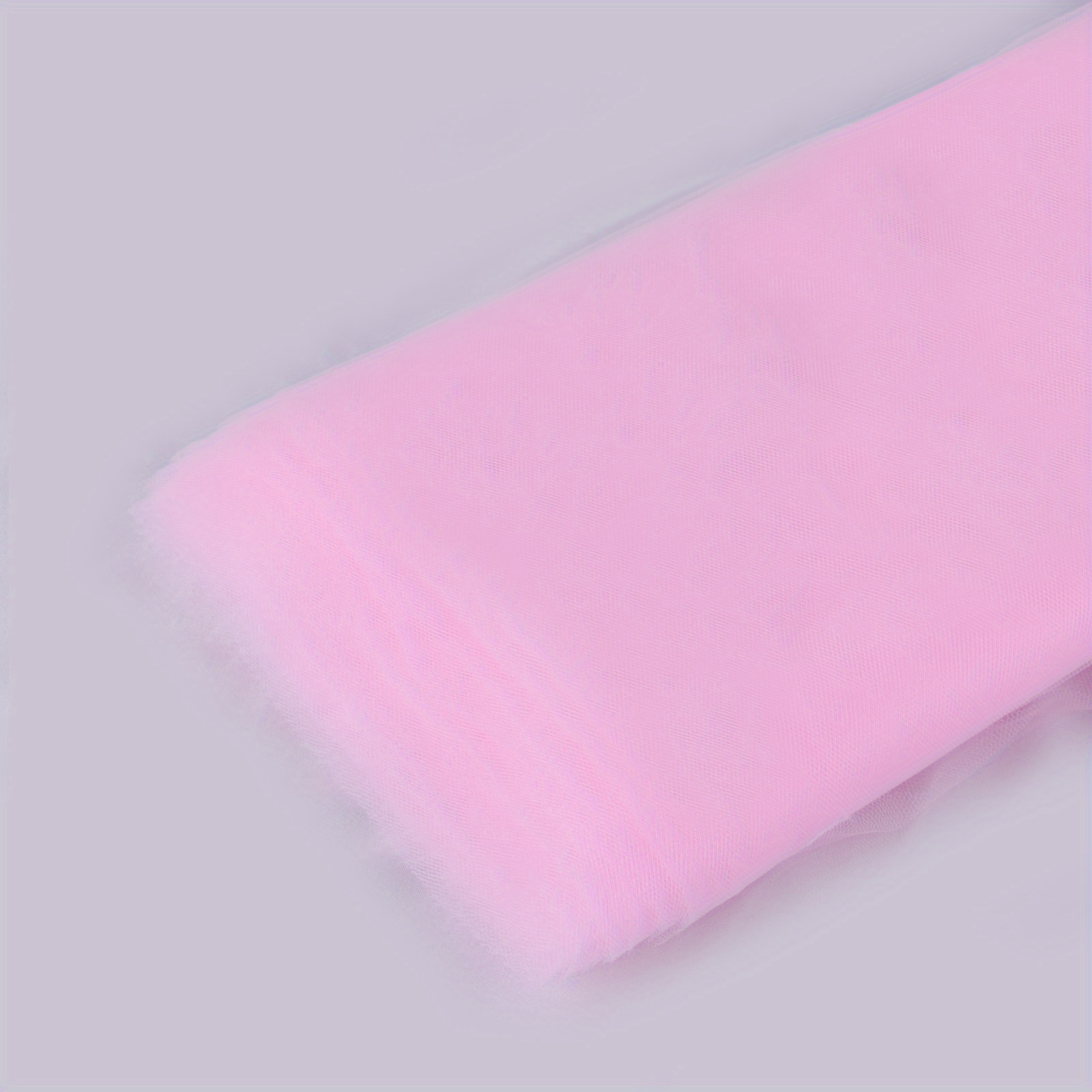 Solid Tulle Fabric, Pink