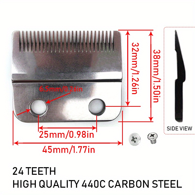 Replacement Chopper Blade, 440C Stainless Steel Blade for