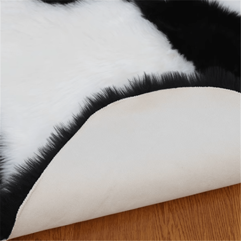 1pc cute fluffy 2x3 penguin rugs for bedroom living room super soft shaggy   fur cute rugs machine washable non shedding creative throw rugs for home office home decor room decorative rugs details 4