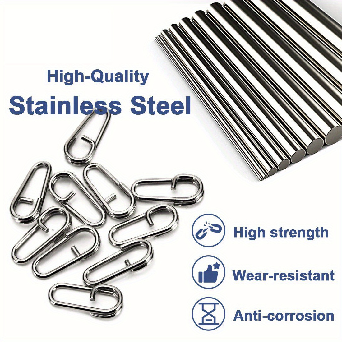 304 Stainless Steel Triangle Quick Link Ring Safety Snap - Temu