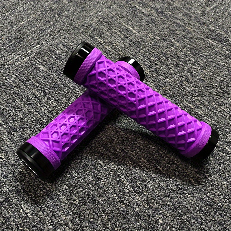 Purple bike clearance grips