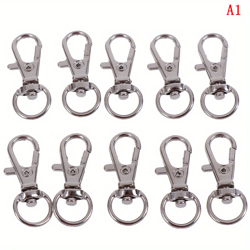 Stainless Steel A2 Large Swivel Lobster Clasps Clip Carabiner Snap Hook key  Ring