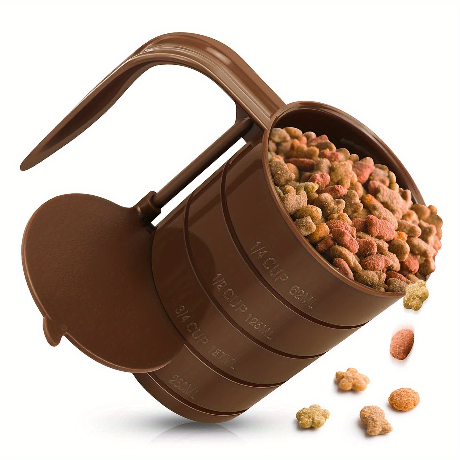 Adjustable Pet Food Scoop With Scale: The Perfect Measuring - Temu