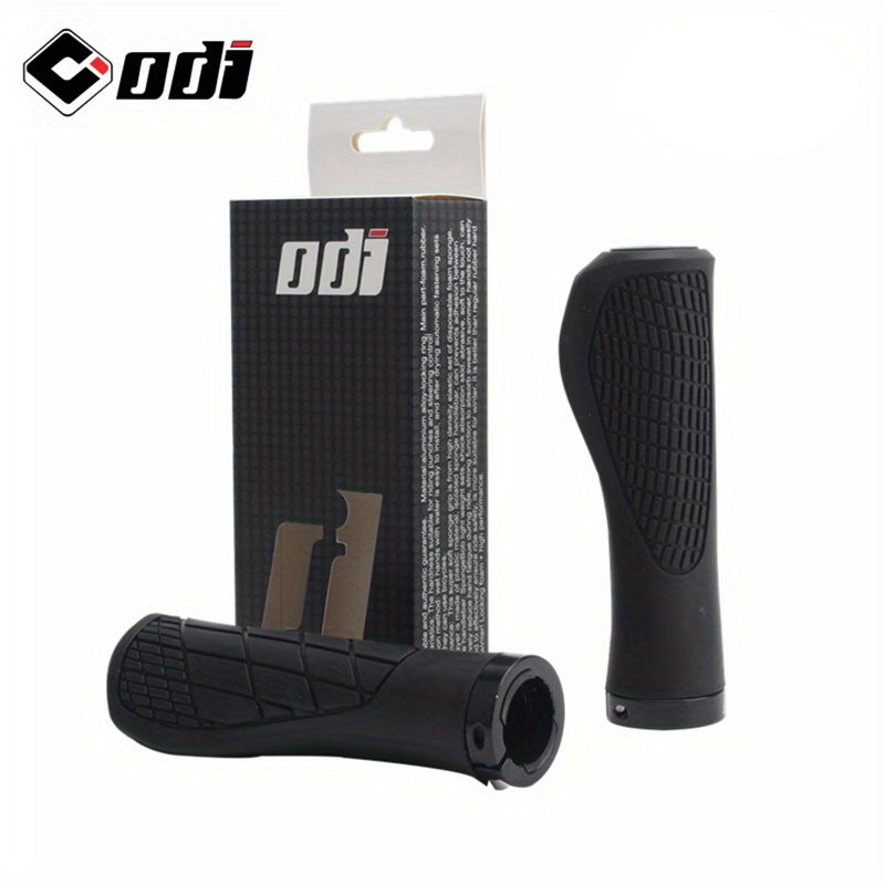 ODI Bicycle Grip Silicone Handlebar Grips Shock-Absorbing Soft Mountain  Bicycle Grip Bike Accessories Black