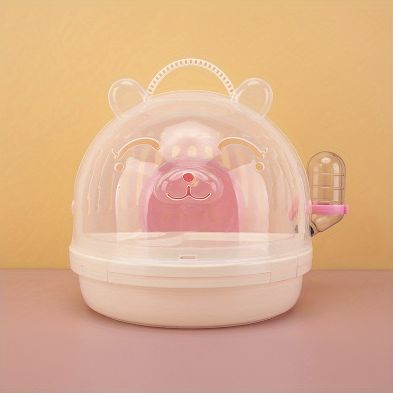 Picture of Portable Cartoon Hamster Cage Small Animals Ideal Hamsters - Temu