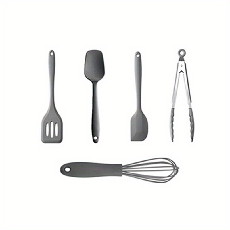 Set X 5 Piezas Utensilios Espatula Cuchara Para Cocina