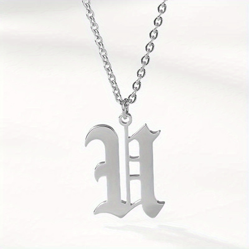 Alphabet hot sale necklace designer