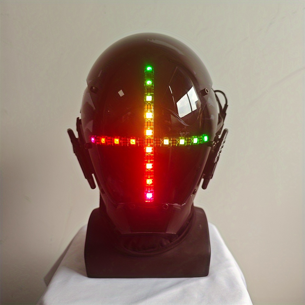 Maschera Cyberpunk, Maschere Luminose A Led Warrior Knight, Casco  Futuristico Uomini, Accessori Gioco Ruolo, Regali Feste Halloween - Giochi  E Giocattoli - Temu Italy