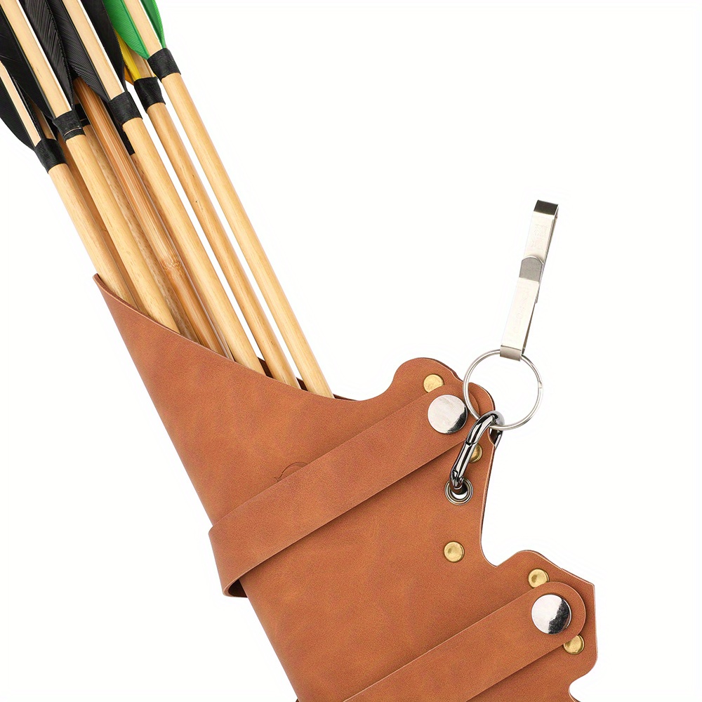 Arrow Quiver Archery Bag Adjustable Telescopic Tube Shoulder Arrow Back Bag  Quiver Case Holder For 30pcs Arrows