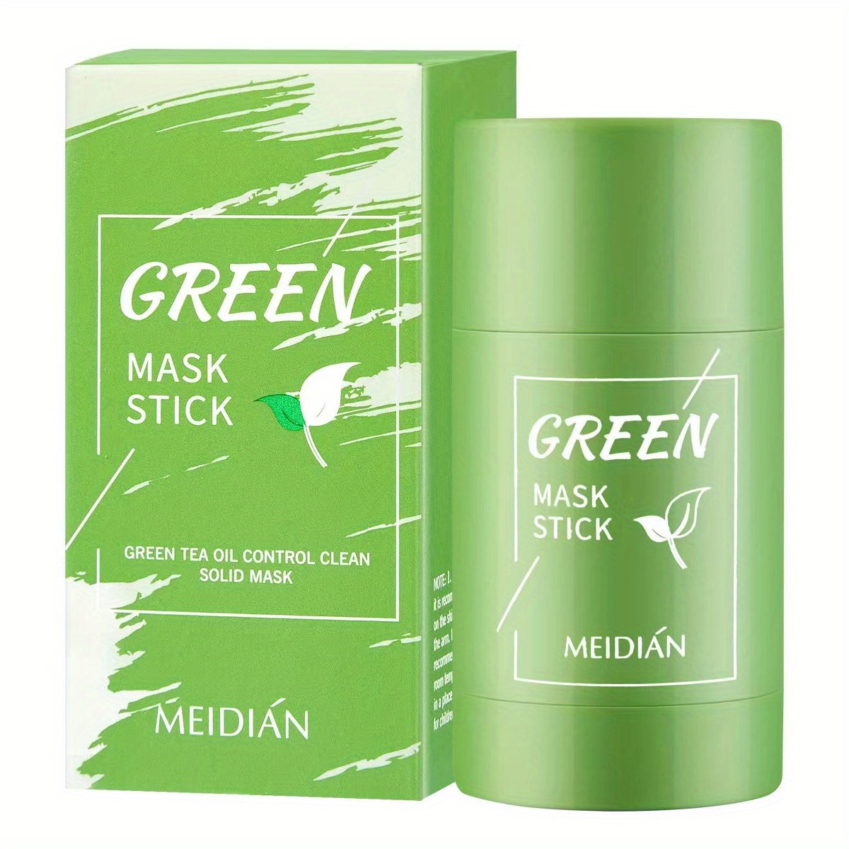 Green Tea Solid Mask Deep Cleanse Green Tea Mask Green Mask - Temu